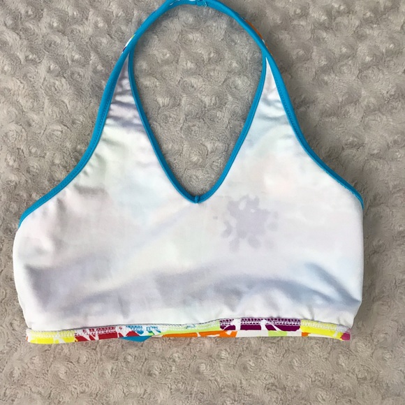 Hanna Andersson Halter Bikini Top 140 US 10 Floral - Picture 5 of 5